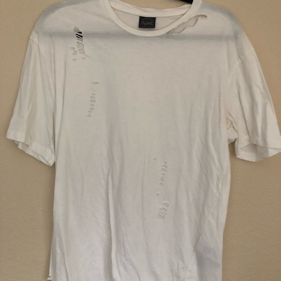 Jack and Jones Other - Ripped white tee